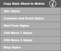 copy style sheet to mobile