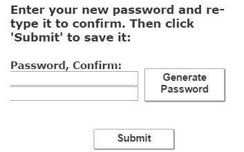 password change form mobile