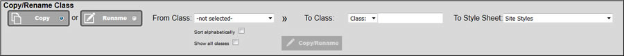 Copy/rename class