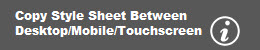 Copy style sheet to mobile