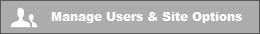 manage users and site options button