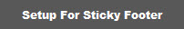 setup stick footers